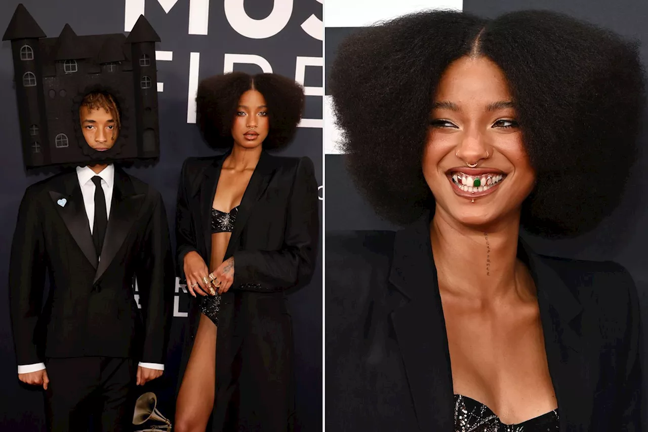 Willow Smith Rocks Bold Ensemble While Jaden sports Castle-Inspired Headpiece at Recent Event