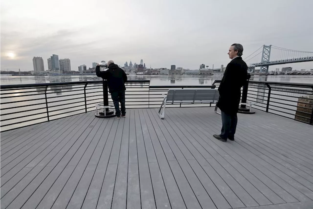 Unbuilt Tramway Turns into Fishing Pier on Camden Waterfront