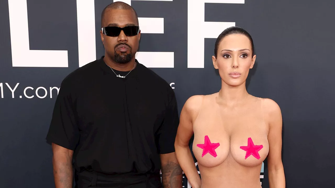 Empörung: Kanye West posiert mit nackter Bianca bei Grammys