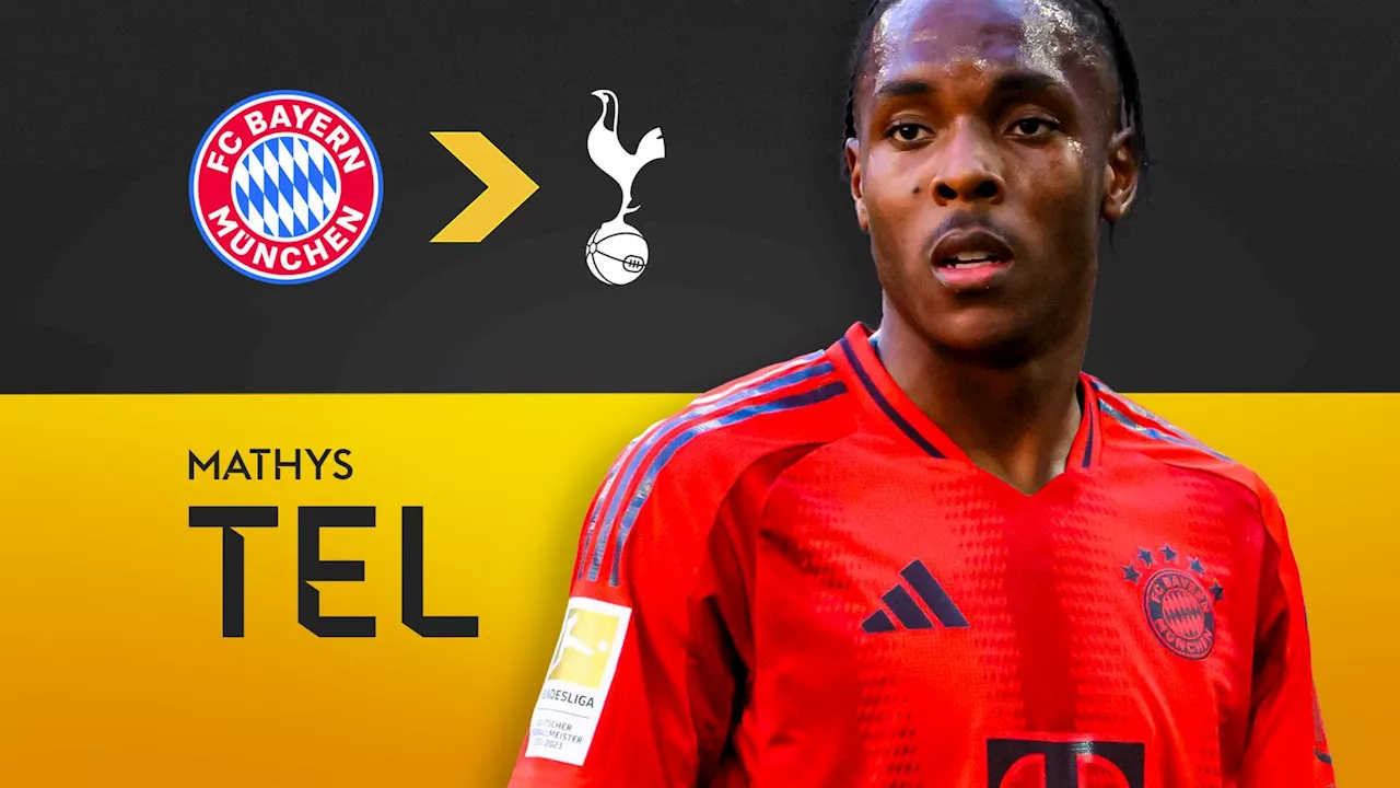 Mathys Tel: Tottenham sign forward from Bayern Munich on loan after dramatic u-turn on Deadline Day