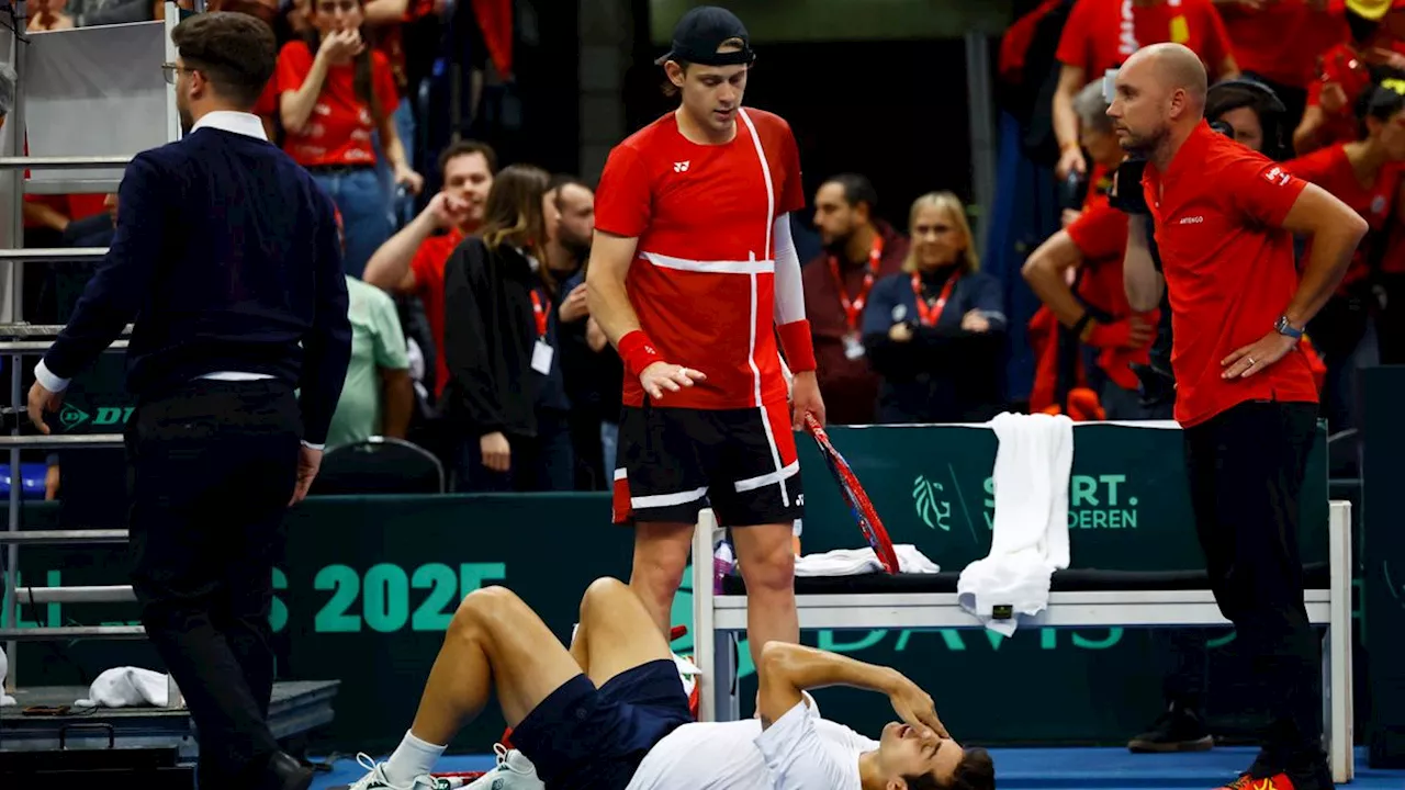 Kurioser Sieg beim Davis Cup: Tennisspieler rennt Gegner achtlos um – und entscheidet damit das Match