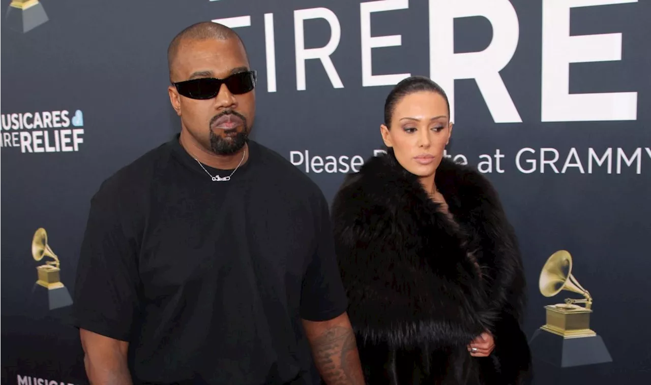 Kanye West's wife shocks Grammys red carpet with ‘nude’ look, couple escorted out of event