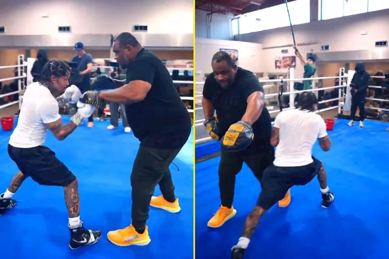 ‘He keeps getting faster’ -Gervonta Davis stuns fans with blistering hand speed in latest training video ah...