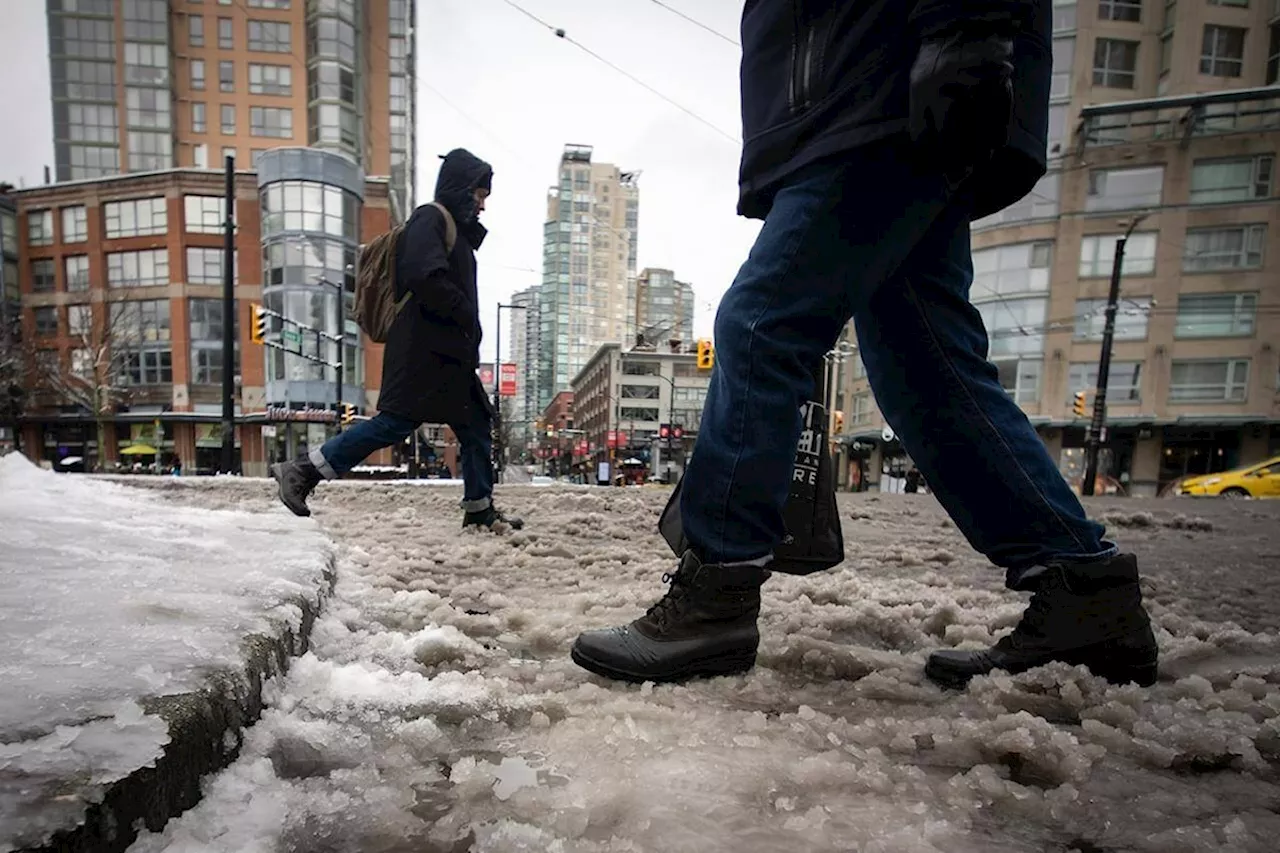 Arctic cold descends over B.C., bringing snow and school closures