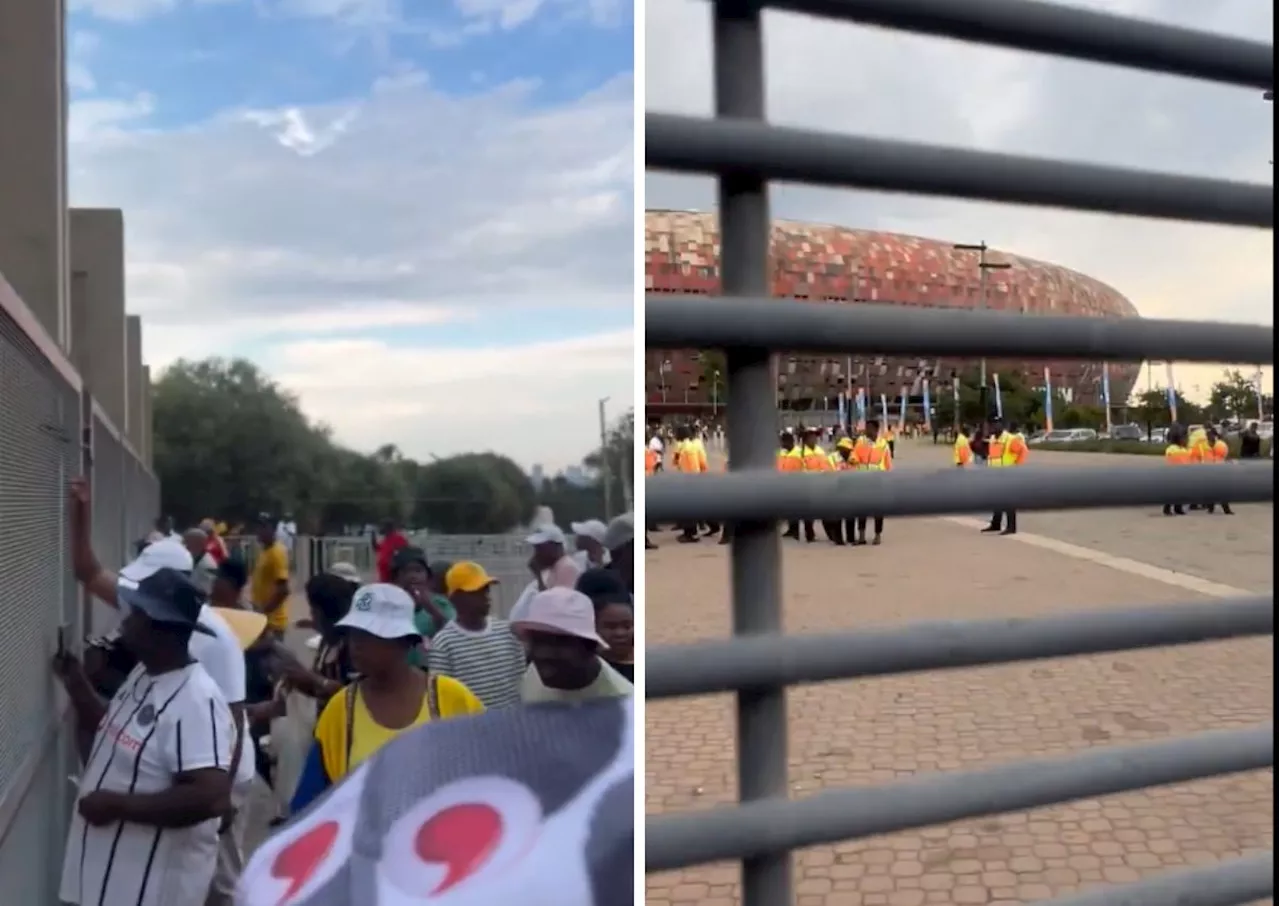 Soweto Derby: Minister Apologizes to Fans Locked Out of Stadium