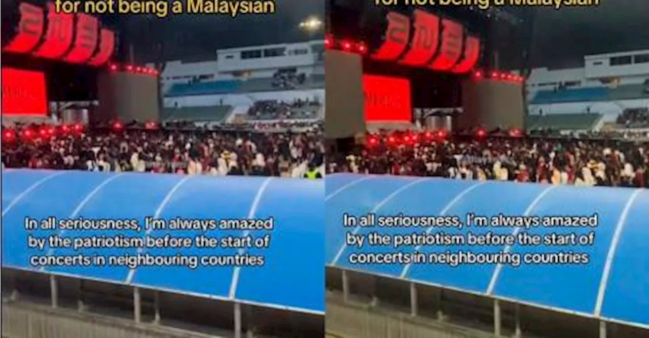 Singaporean amazed as M’sians stand for Negaraku at concert