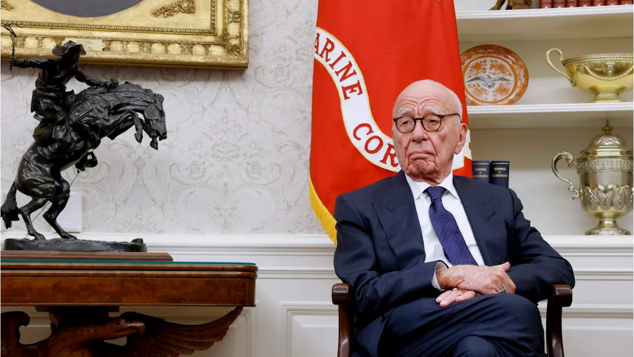 Murdoch Joins Trump in Oval Office Meeting, Trump Calls Him 'Legend in Business'