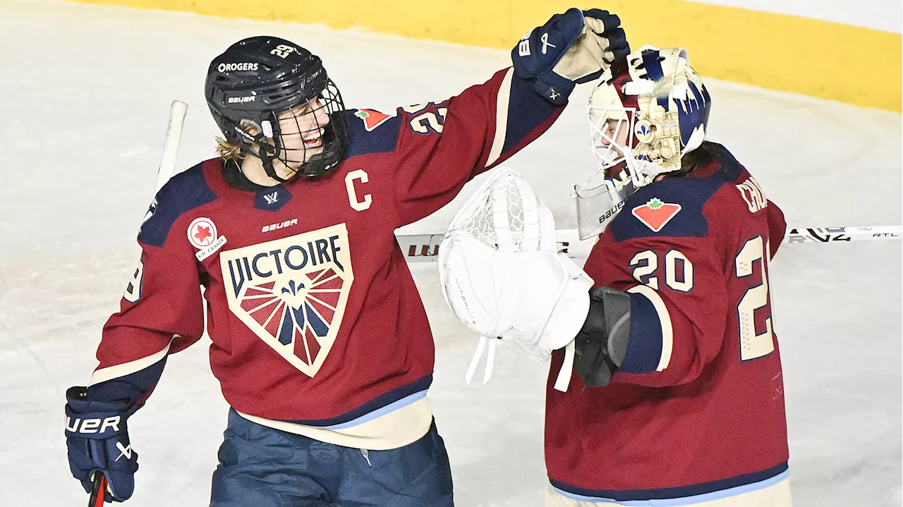 Poulin Scores Twice, Victoire Top Sirens Before PWHL Break