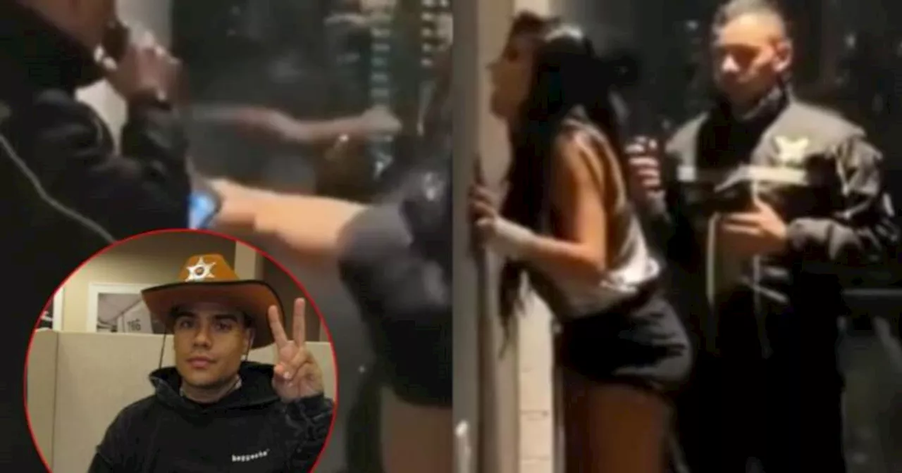 Reviven video vira de Marcela Reyes golpeando la puerta de su ex para pillarlo en infidelidad