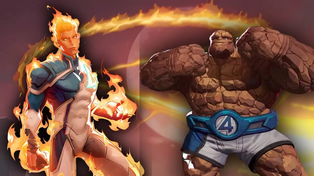 Human Torch and The Thing Join Marvel Rivals in February