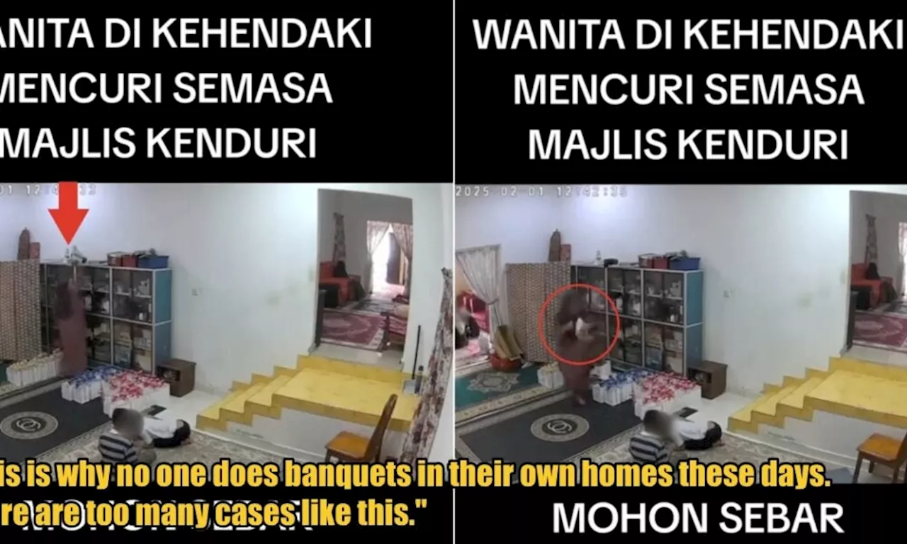 Makcik Allegedly Pretends to be Kenduri Guest to Enter House, Steals Handbag with RM2.5k Inside