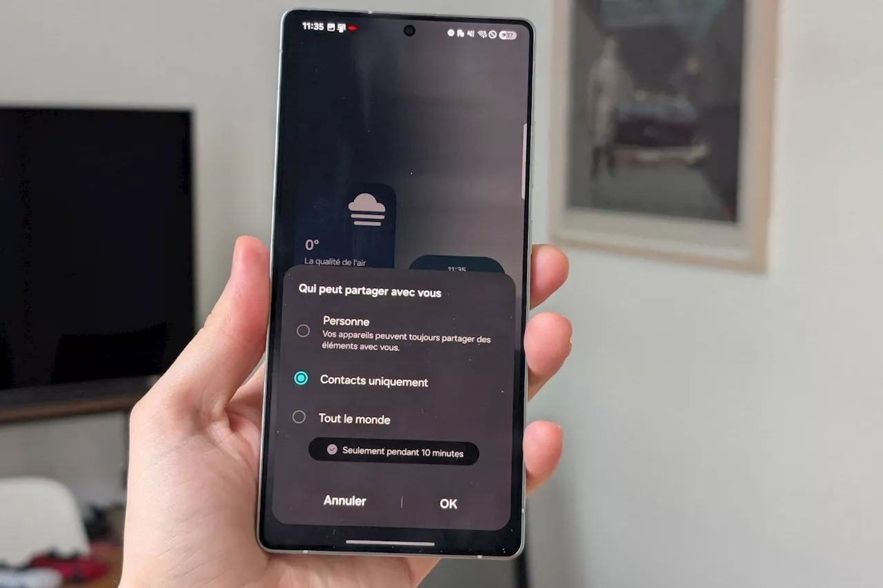 Quick Share va enfin s'adapter aux connexions mobiles instables