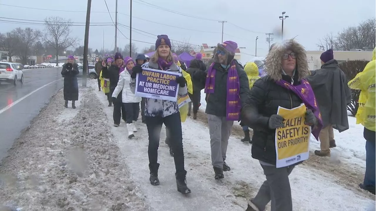 Home Health Workers in Rochester Protest for First Union Contract