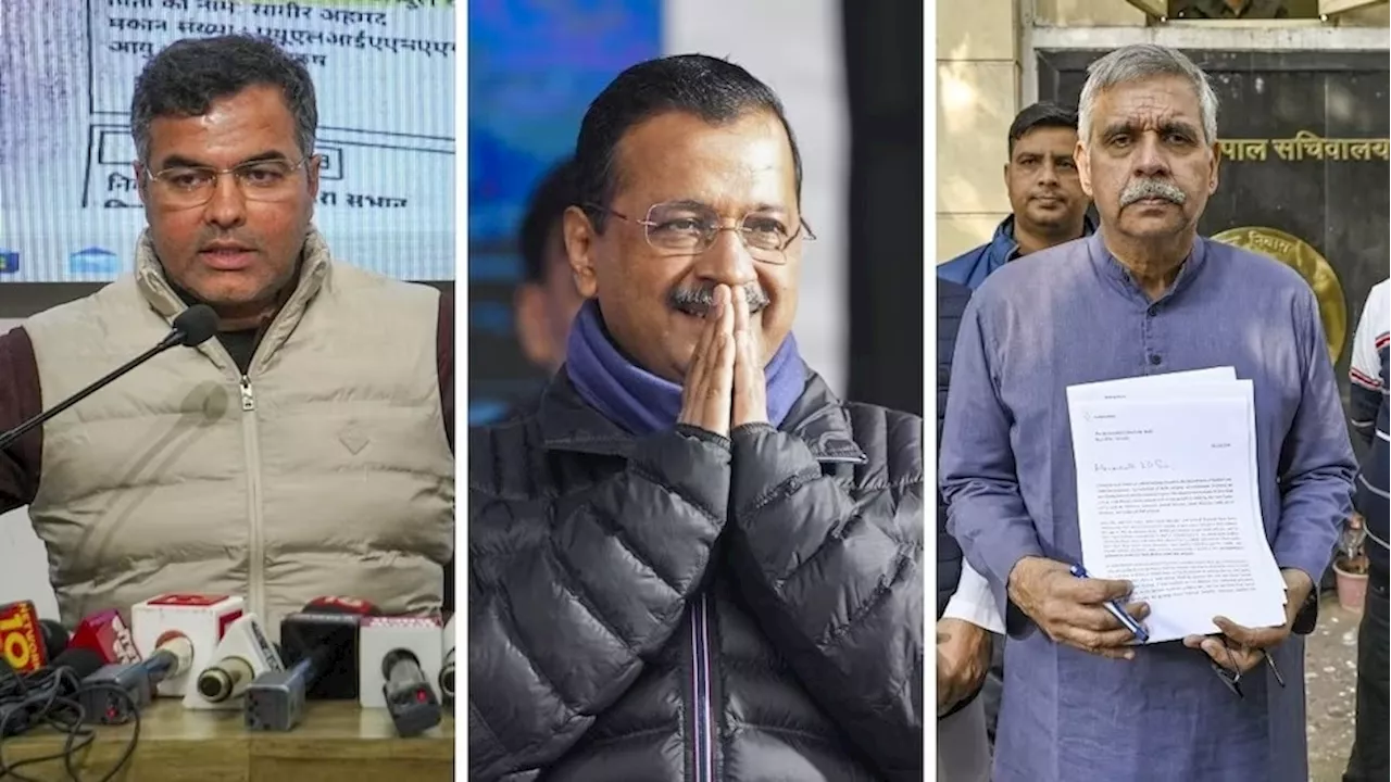 दिल्ली में 70 सीटों पर मतदान, केजरीवाल, बीजेपी और कांग्रेस की होगी तूफ़ानी लड़ाई