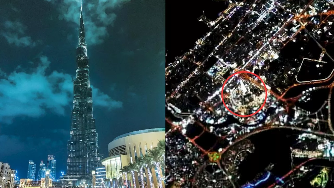 'सितारों से भरे आसमान में चमकता वीनस.…',अंतरिक्ष से ऐसा दिखता है Burj Khalifa