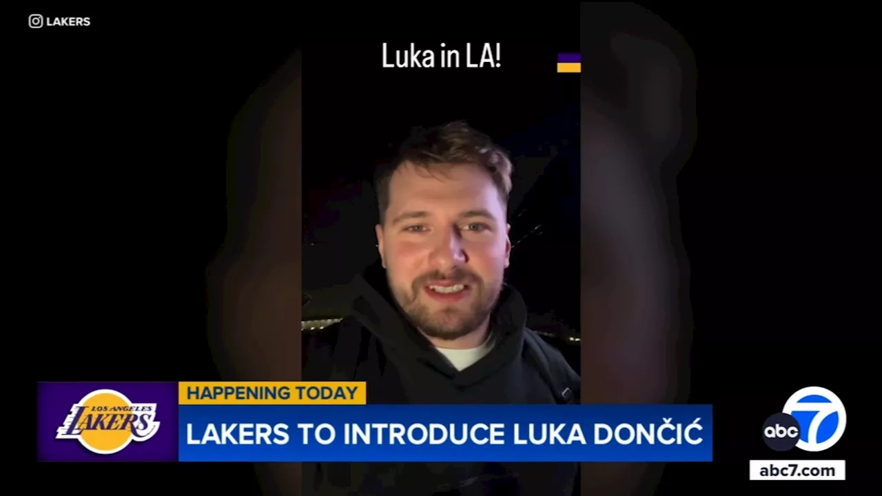 Lakers to Introduce Luka Doncic at News Conference