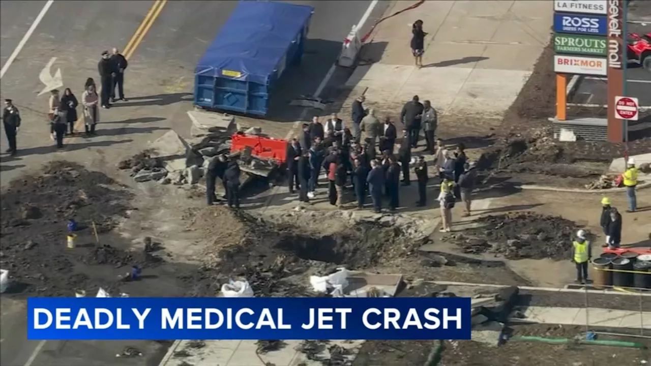 Number of injured in Philadelphia plane crash rises to 24 as investigation into cause continues