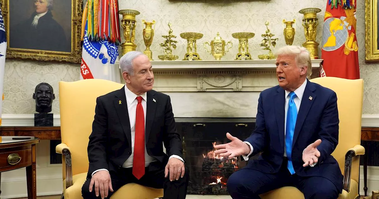 Trump calls for relocating Palestinians outside of Gaza as he welcomes Netanyahu to the White House