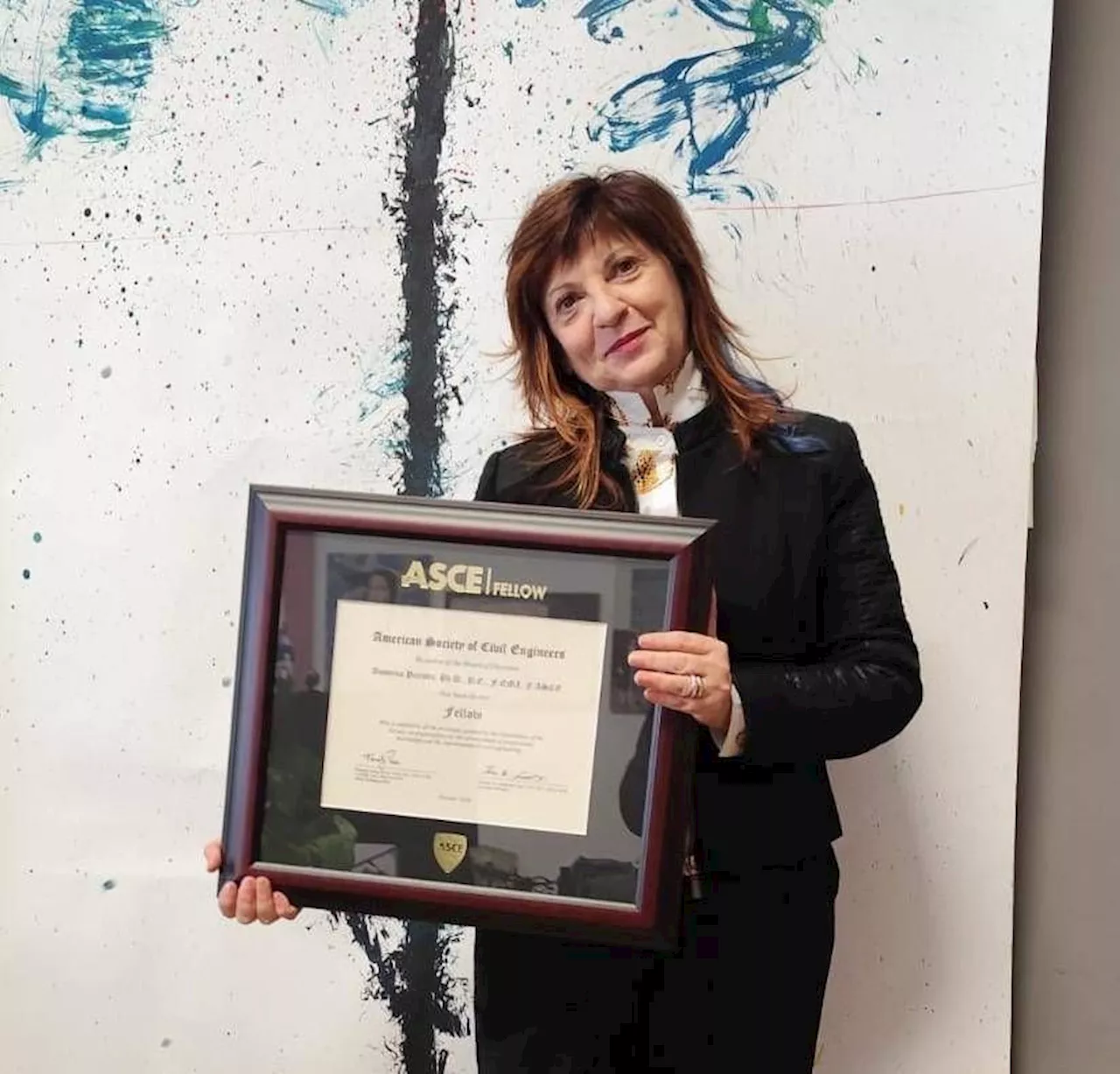 Professoressa Pirrotta diventa Fellow dell'American Society of Civil Engineers