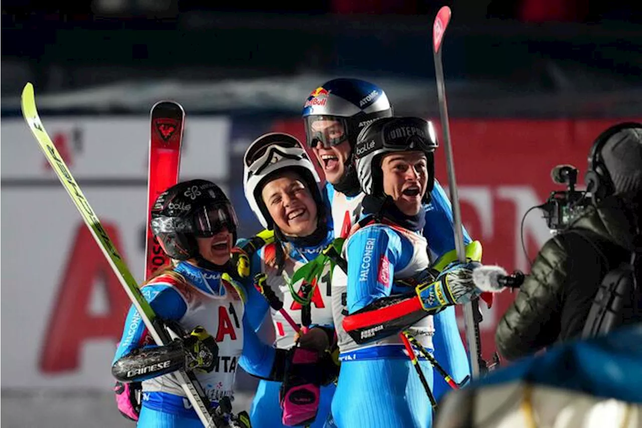 Oro inaspettato nel parallelo a squadre ai Mondiali di sci di Saalbach