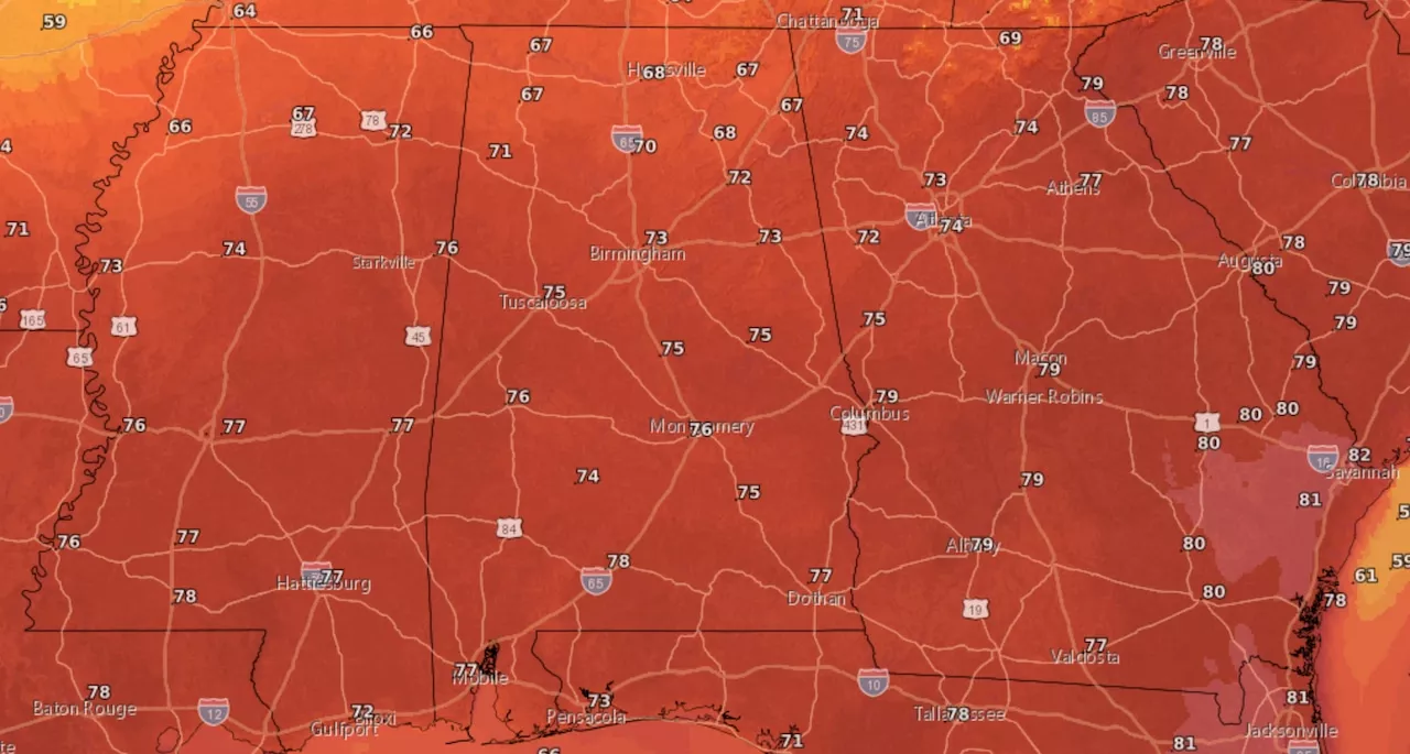 Record-Breaking Warmth Expected in Alabama This Week