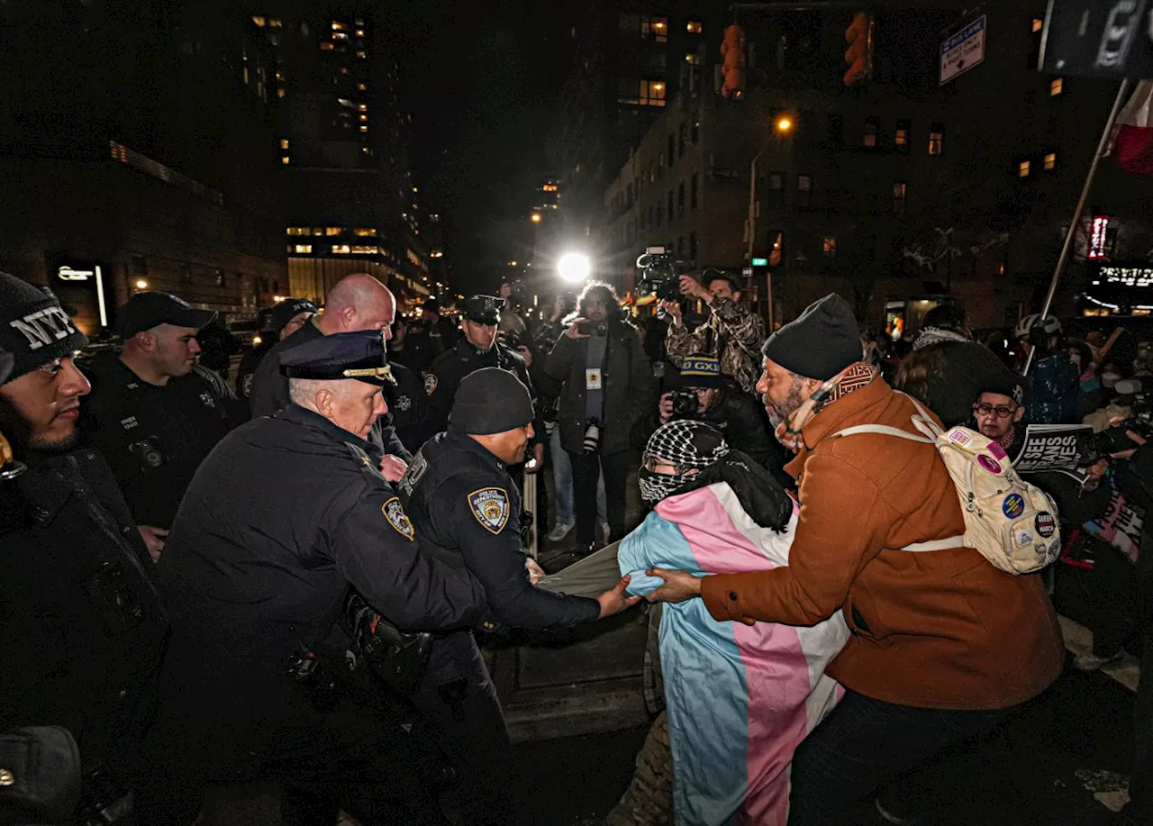 'Blood on your hands': Thousands protest NYU Langone halt of trans youth gender-affirming care