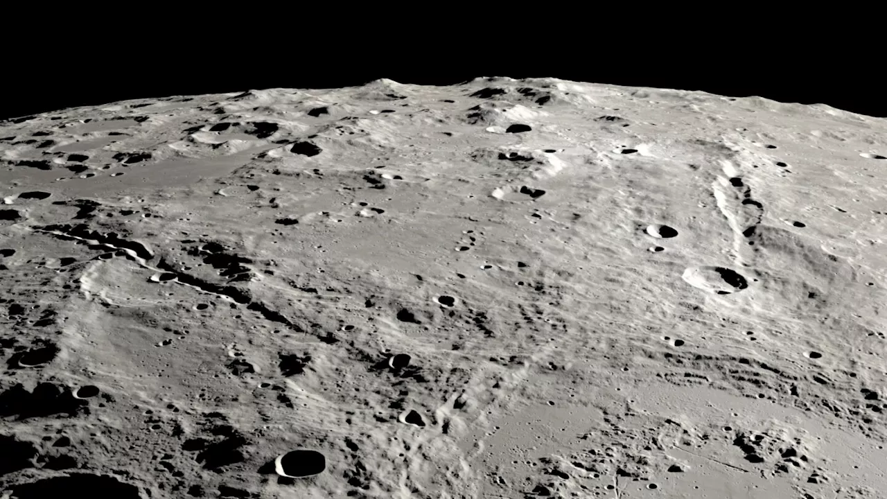 How an ancient asteroid strike carved out 2 grand canyons on the moon