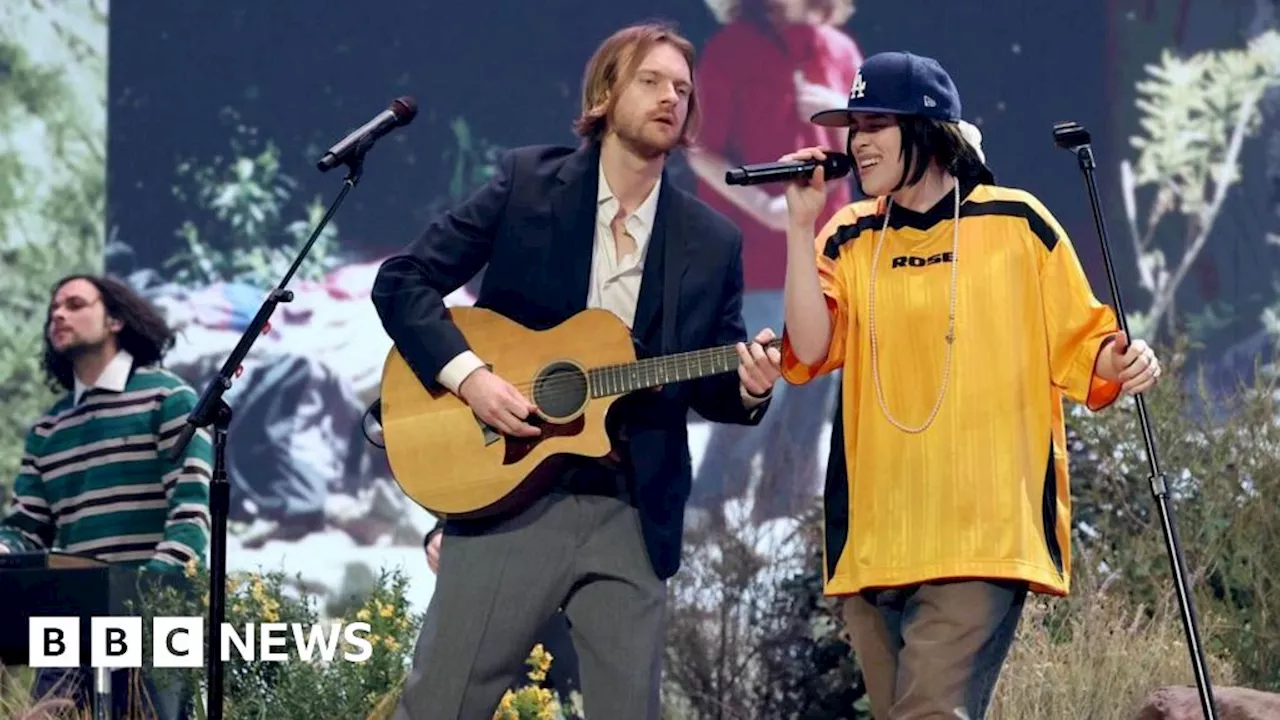 Billie Eilish Wears Baseball Cap Made from Yorkshire Fabric at Grammys