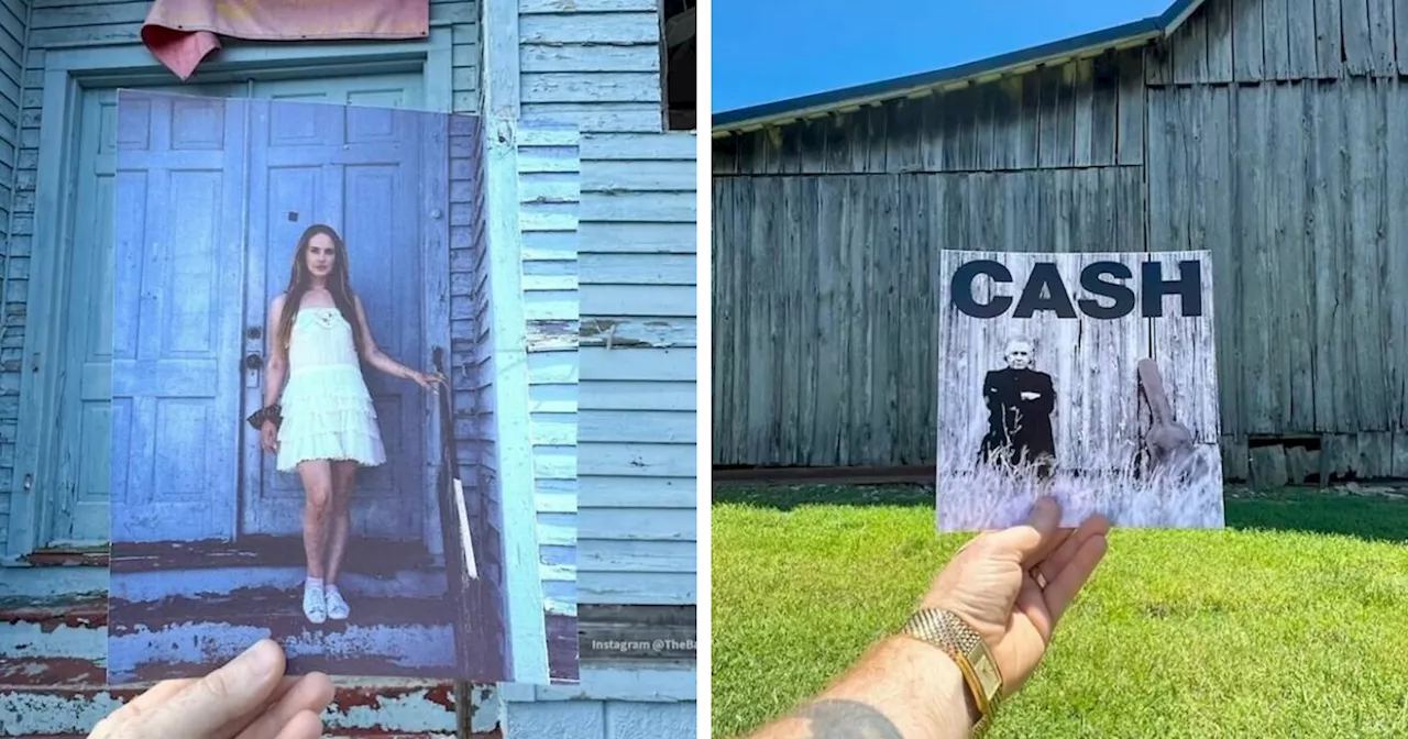 Iconic Album Covers and Movie Stills Recreated in Their Original Locations