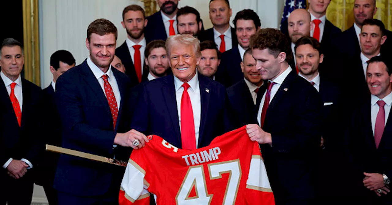 Trump Hosts Stanley Cup Champion Florida Panthers at White House