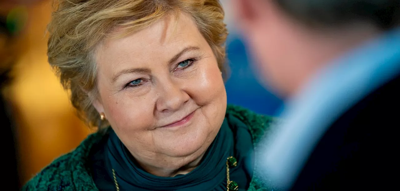 Erna Solberg: Hyggelig å få Jens Stoltenberg tilbake i norsk politikk