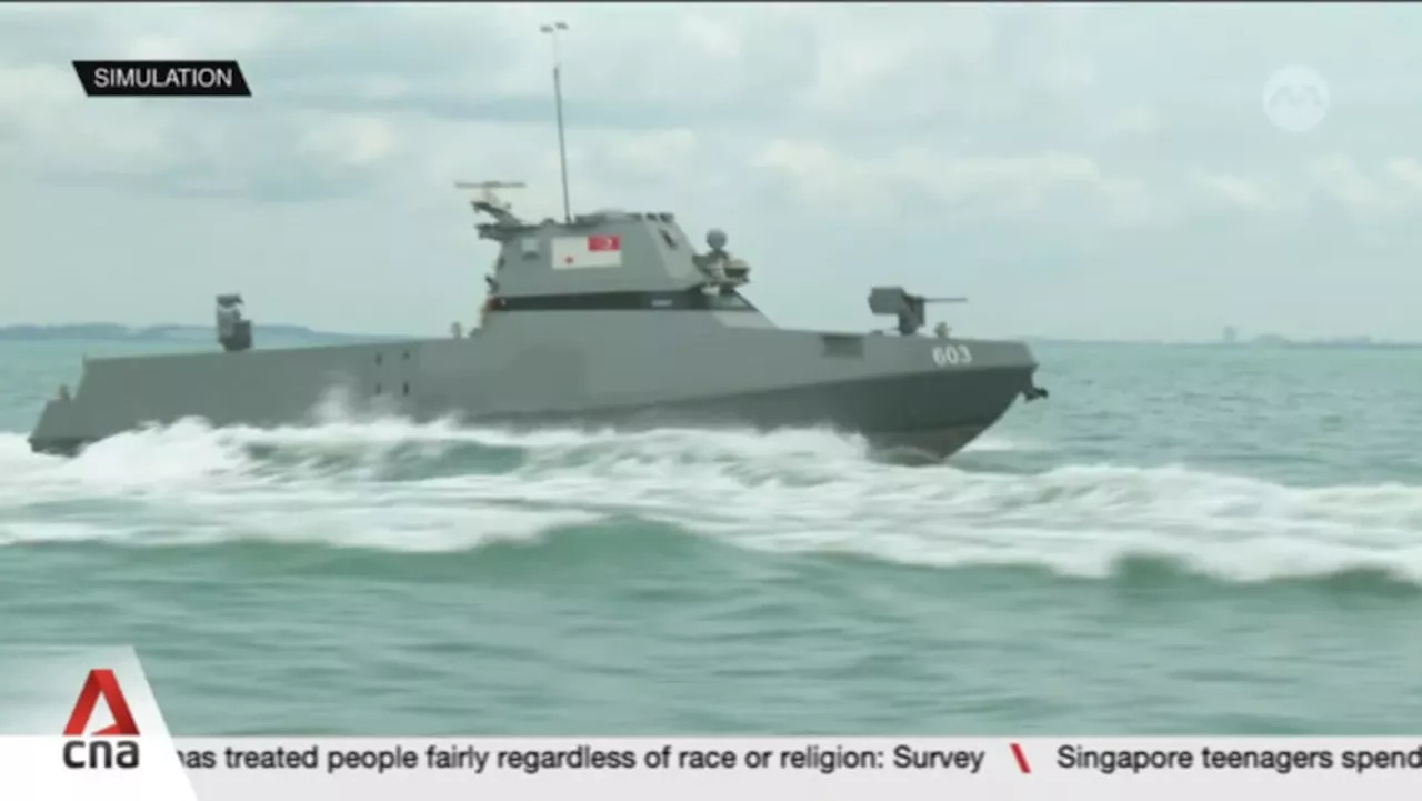 Singapore navy deploys unmanned vessels to carry out patrol operations