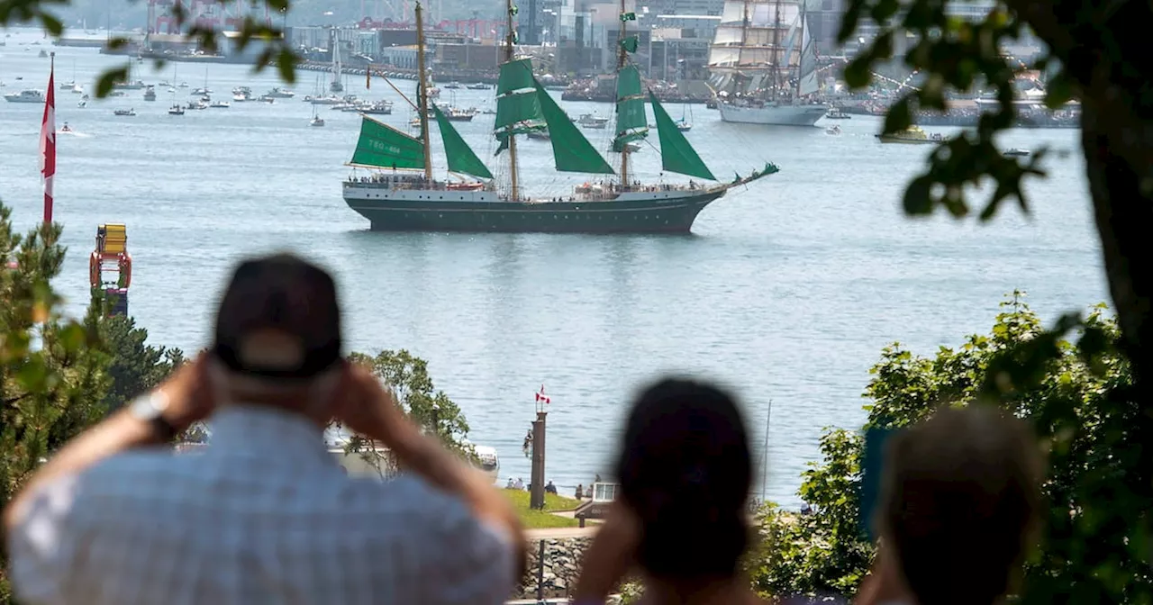 German Tall Ship Participates in Sail Parade in Halifax