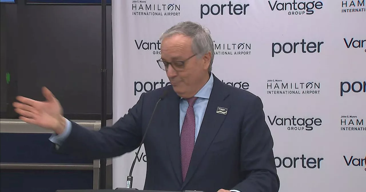 Porter Airlines expands service to Hamilton airport