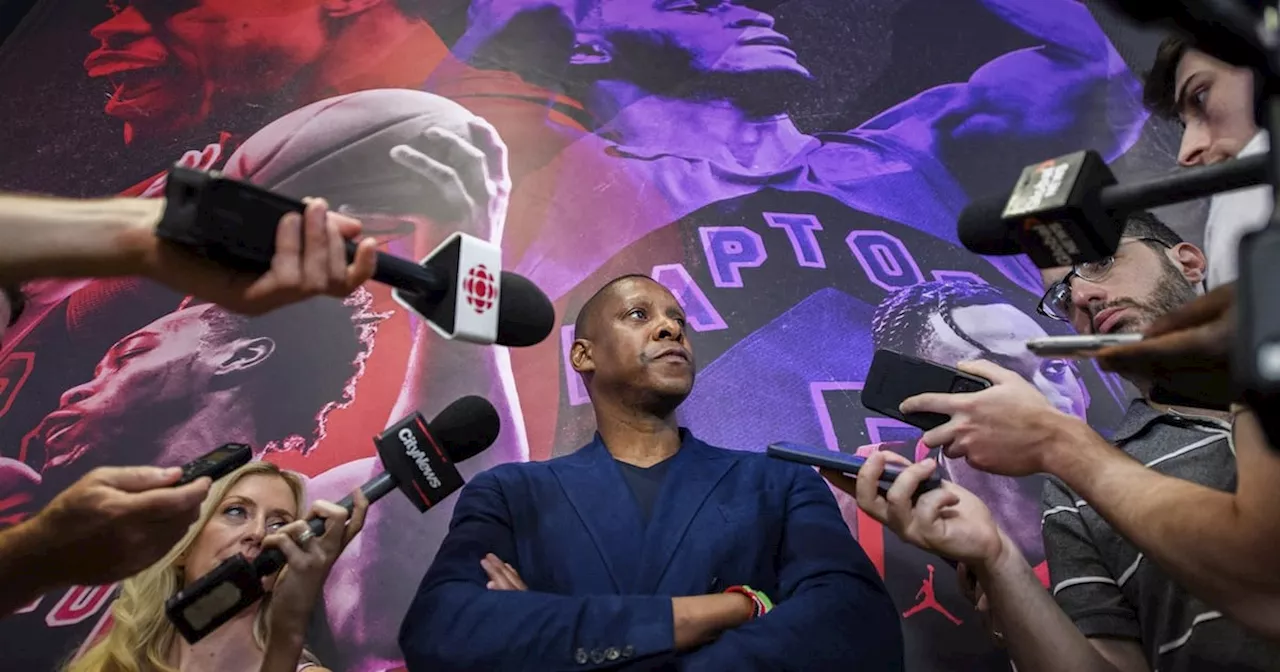 Raptors President Masai Ujiri Addresses Media at Toronto Press Conference