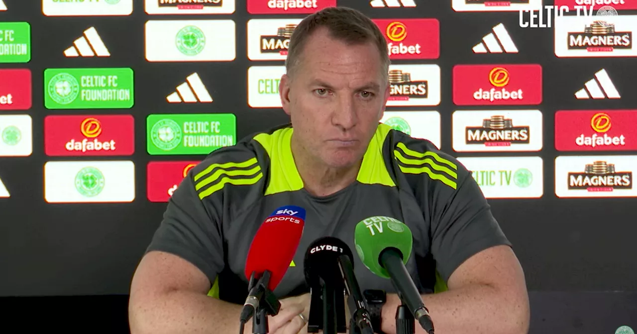 Brendan Rodgers Celtic presser in full as boss tackles January frustrations