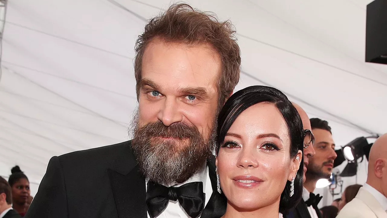 David Harbour Spotted Checking His Phone Amidst Lily Allen's Trauma Clinic Stay