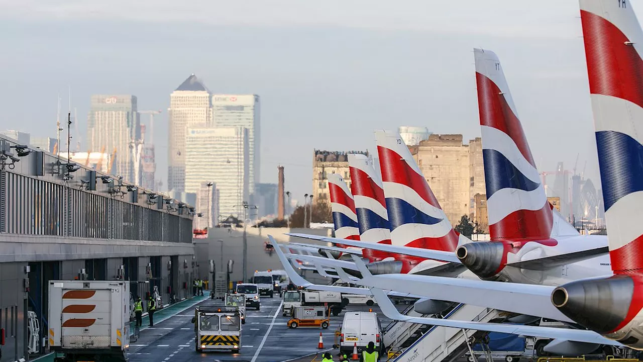 Flights delayed and passengers forced to evacuate after suspect package found at busy London City...