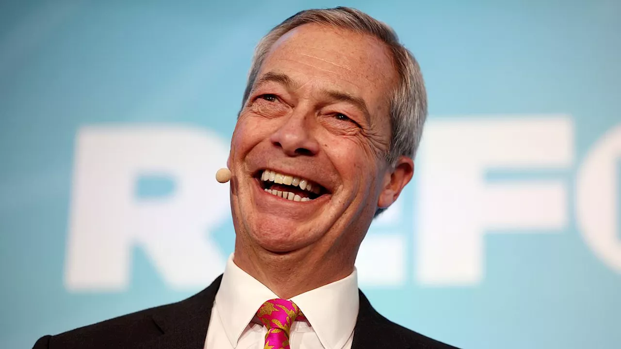 Nigel Farage's Reform UK overtakes Labour to top polling for the first time