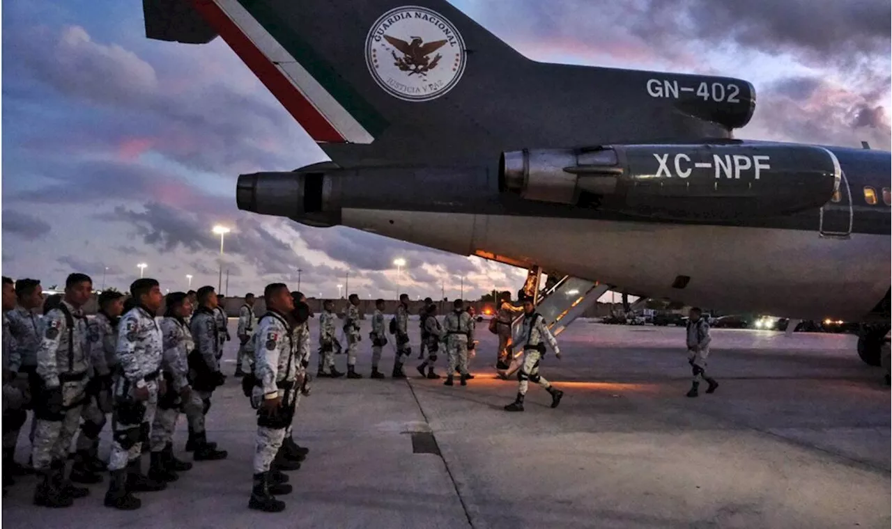 FOTOS: Van 10 mil militares a la frontera norte del país tras acuerdo con EU; buscan reforzar la seguridad