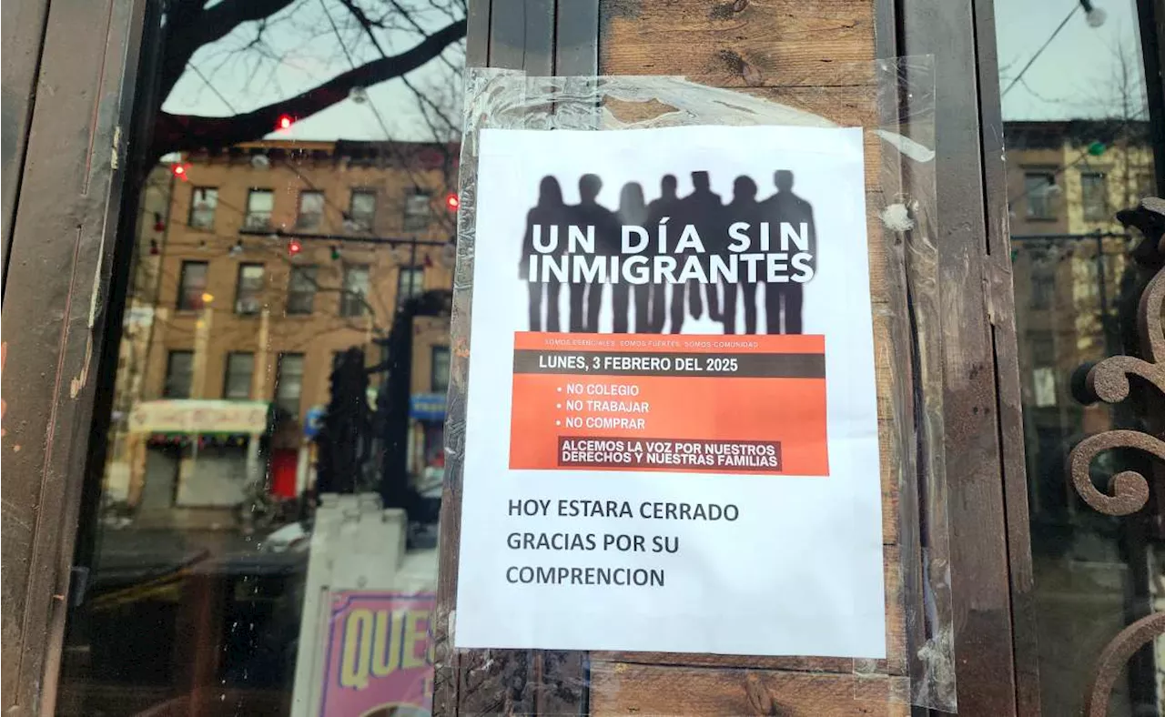 Inmigrantes en Estados Unidos se unen a la protesta 'Día sin Inmigrantes' 