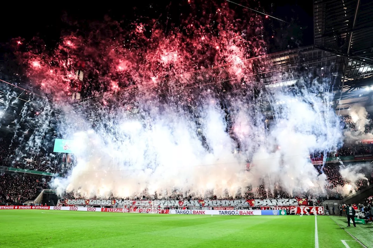 Pyro-Kosten: Millionenstrafe droht dem 1. FC Köln im DFB-Pokal