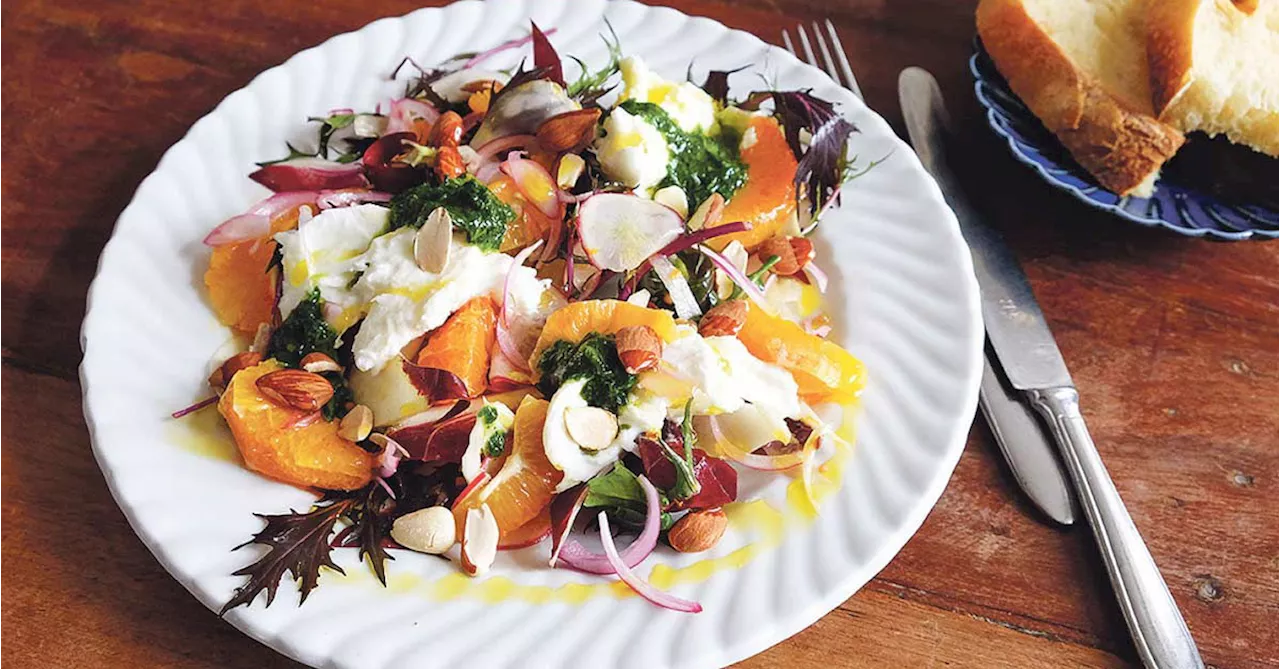 Rezept: Wie ein Waldspaziergang für den Gaumen: Radicchio-Blutorangen-Salat