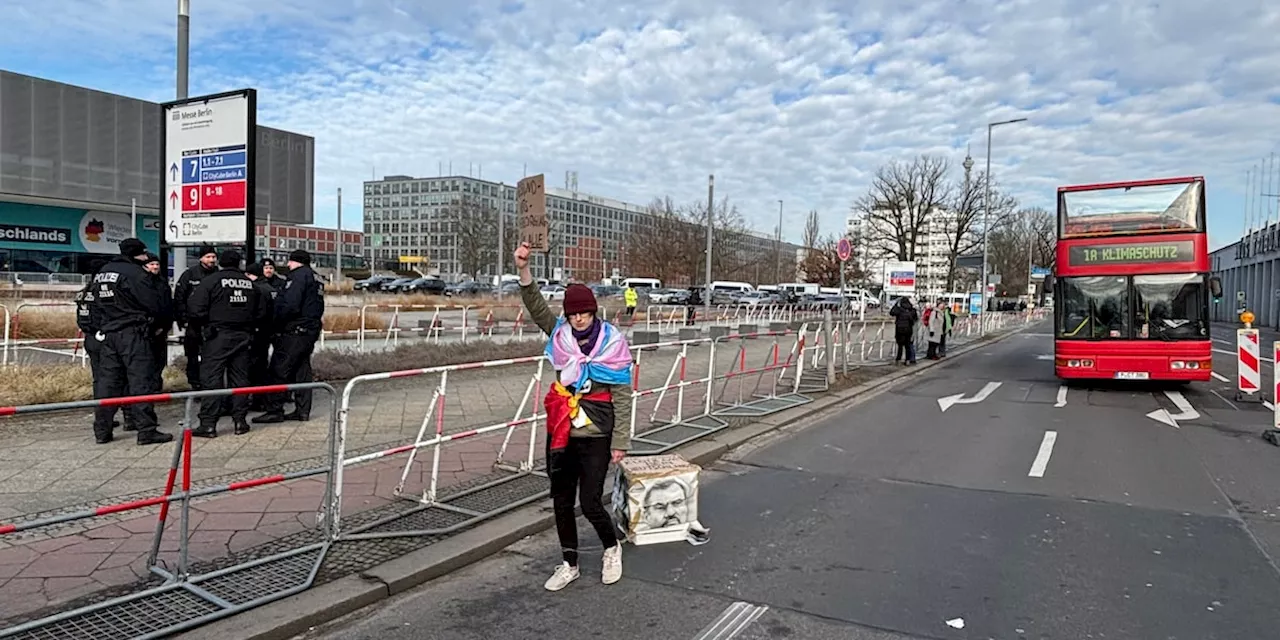 Einzige Demonstrantin: Nina reist 600 Kilometer gegen Merz-Demo - und steht alleine da