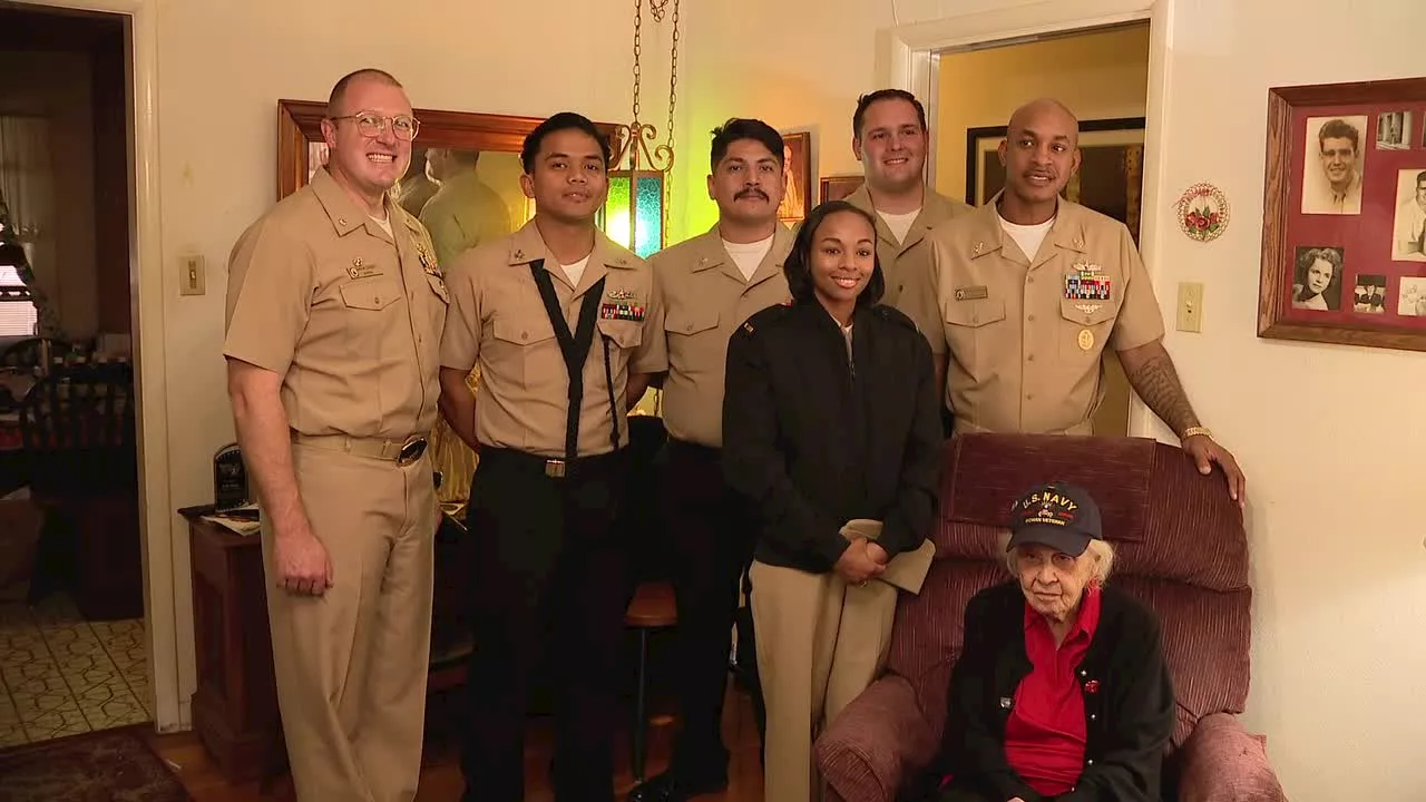 101-Year-Old Veteran Celebrates Birthday with Special Delivery from US Navy