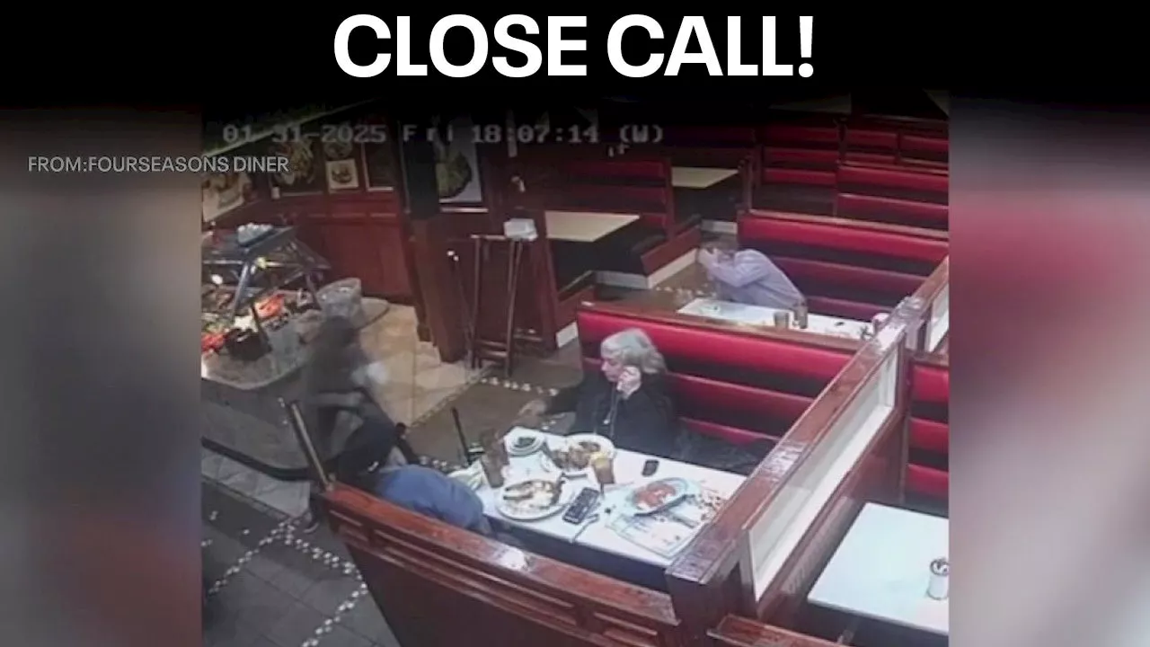 Philadelphia plane crash debris flies through diner window, hitting customer in head