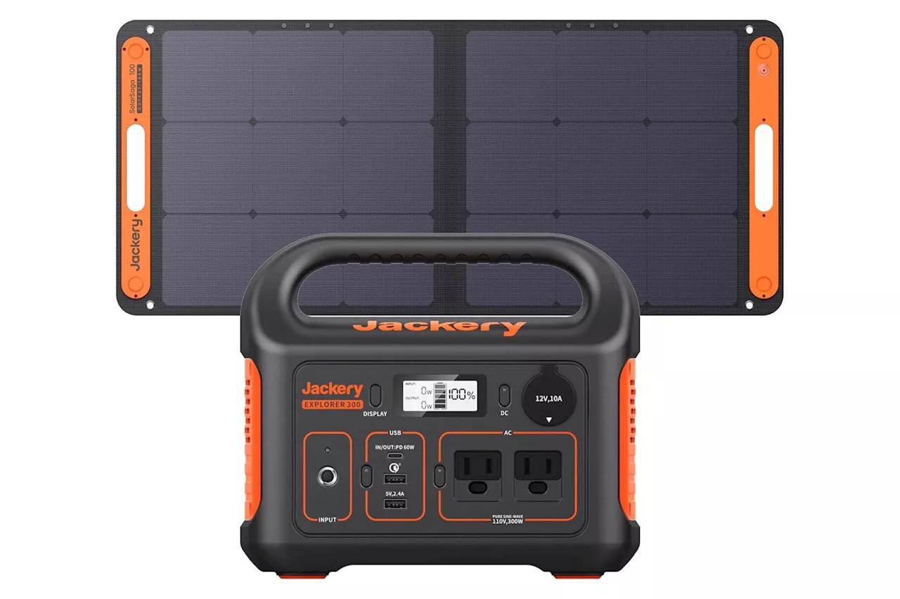 Jackery Explorer 300 Portable Power Station Bundle: $200 Off for a Limited Time!