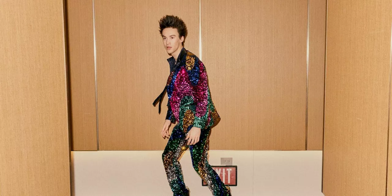 Jacob Collier Celebrates Grammy Win with Kaleidoscopic Suit