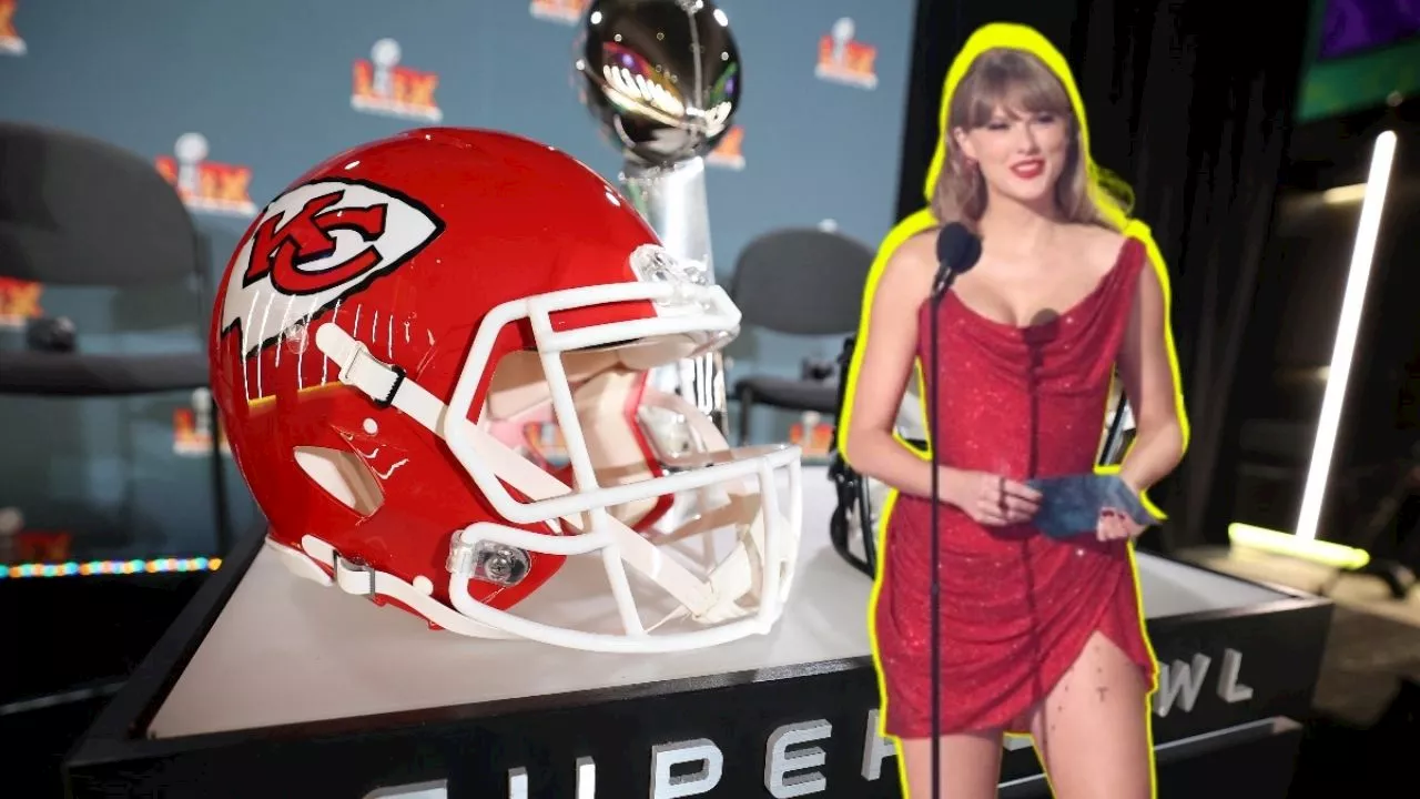 Taylor Swift manda mensaje a fans e la NFL en los Grammys: FOTOS