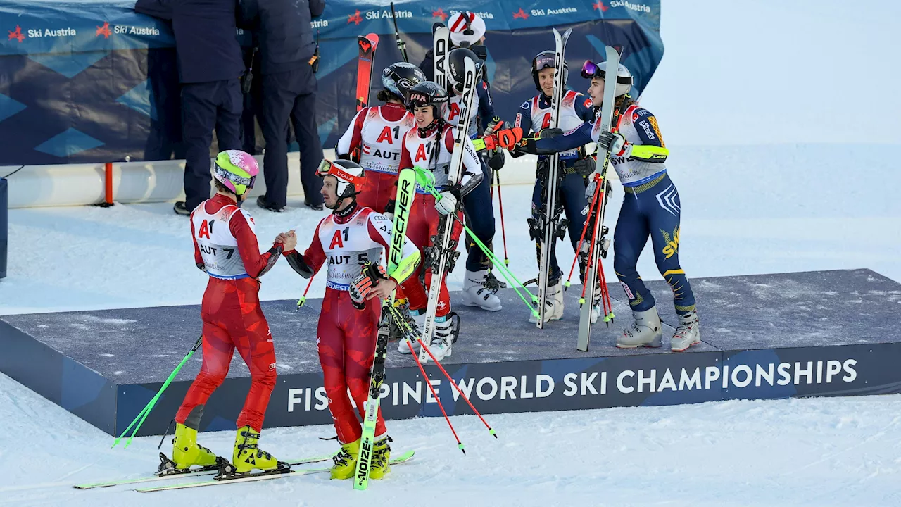 Österreichsche Ski-WM-Hoffnungen im Teambewerb frühzeitig begraben